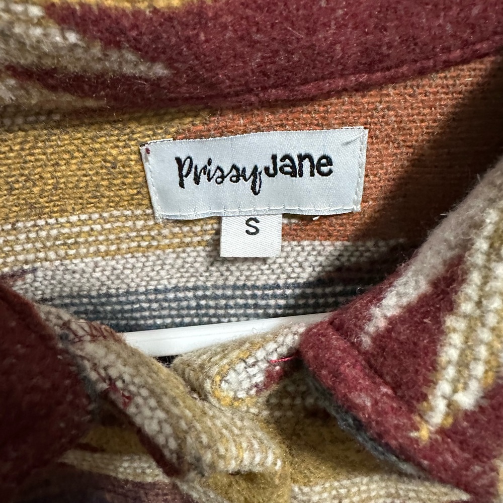 Aztec Button Up Jacket - Picture 3 of 3